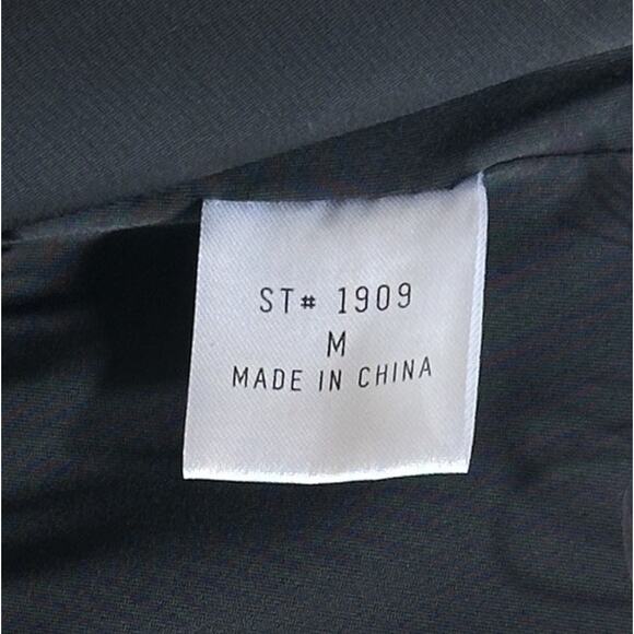 ANWND Faux Leather Bustier Crop Top Black Zip Back Strapless Corset Style Size M - Picture 7 of 7